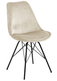 Valgomojo kėdė Kaesfurt, juoda/smėlio ruda, 54 cm x 48.5 cm x 85.5 cm