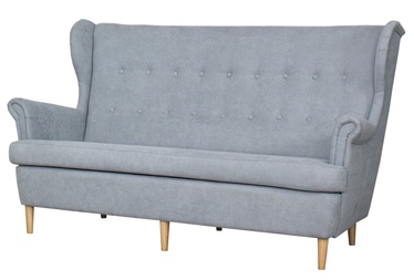 Dīvāns Bodzio Werina TWE3-D2/2, pelēka/gaiši zila, 180 x 95 cm x 101 cm