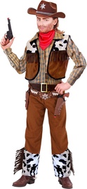 Kostīms bērniem Widmann Cowboy, brūna, poliesters, 128 cm