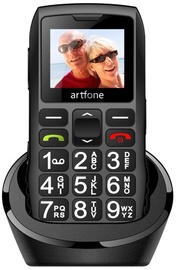 Mobilusis telefonas C1+, juodas