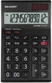 Калькулятор научный Sharp EL124TWH, черный