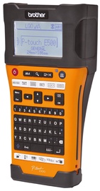 Etiketiprinter Brother P-Touch PT-E500VP, 900 g, must/kollane