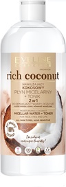 Micelārais ūdens sievietēm Eveline Rich Coconut 2in1, 500 ml