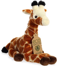 Mīkstā rotaļlieta Aurora Eco Nation Giraffe, brūna, 24 cm