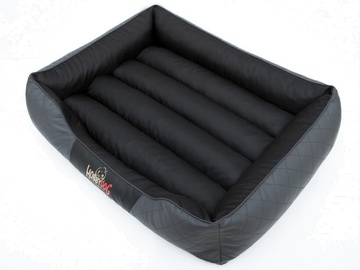 Guļvieta mājdzīvniekiem Hobbydog Cesar Standard, melna/grafīta, 125 cm x 98 cm, R5