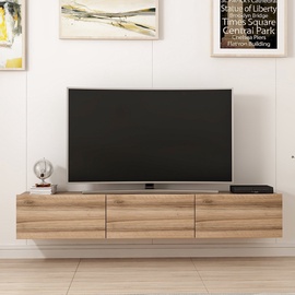 TV galds Kalune Design Rigel, valriekstu, 32 cm x 180 cm x 30 cm