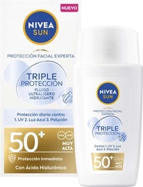 Apsauginis fluidas nuo saulės Nivea Sun Triple SPF50, 40 ml