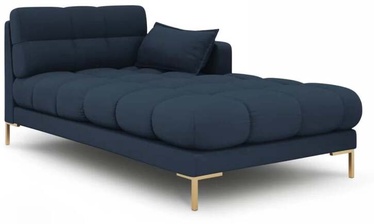 Dīvāns Micadoni Home Mamaia Chaise Longue, tumši zila, labais, 185 x 105 cm x 75 cm