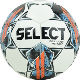 Kamuolys, futbolui Select Brillant Replica WHT-BLK, 5 dydis