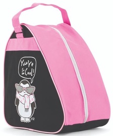 Soma slidām SFR Junior Ice Skate Penguin, melna/rozā, 9 l