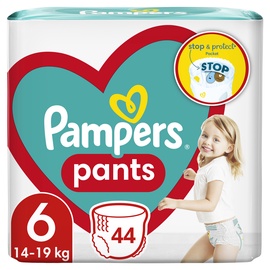 Подгузники Pampers Pants, 6 размер, 14 - 19 кг, 44 шт.