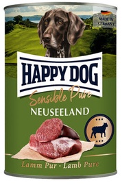 Mitrā barība (konservi) suņiem Happy Dog Sensitive Pure New Zealand Lamb, jēra gaļa, 0.2 kg