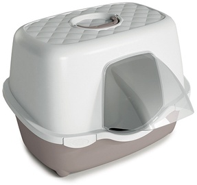 Kassi liivakast Zolux Chic Outdoor 590008TAU, valge/beež, avatud, 560 x 545 x 390 mm