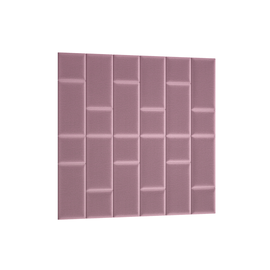 Dekoratyvinės tekstilinės sienų plokštės Quadratta, 180 cm x 180 cm, 3.5 cm, rožinė, 24 vnt.