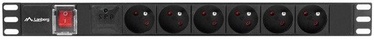 Стабилизатор напряжения Lanberg PDU-06E-0200-BK, 2 м
