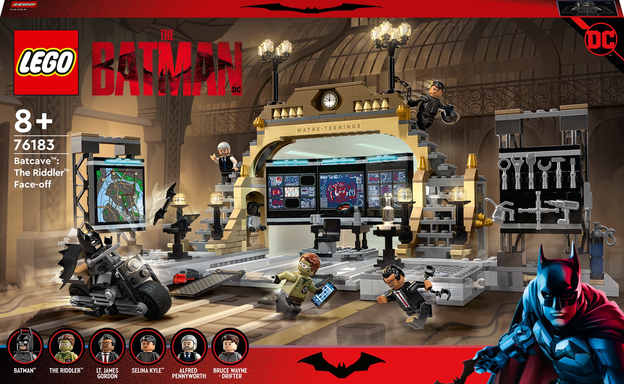 Конструктор LEGO DC Batman™ Бэтпещера: схватка с Загадочником 76183, 581  шт. - K-rauta