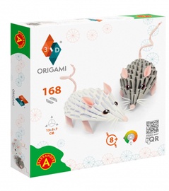 Papīra figūru izgatavošanas komplekts Alexander Origami 3D Mice 25675, daudzkrāsaina