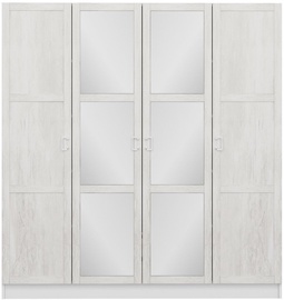 Гардероб Kalune Design Kale Country 3841, белый, 52 см x 180 см x 210 см, с зеркалом