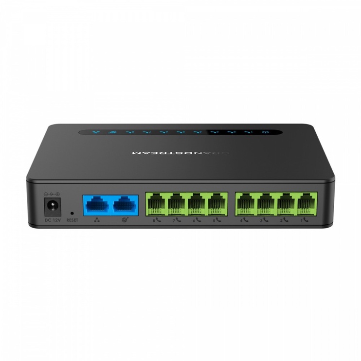 Adapteris Grandstream HT818 VoIP, 180 x 120 mm, melna