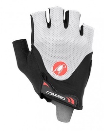 Velo cimdi Castelli Gel 2 Arenberg, balta/melna, L