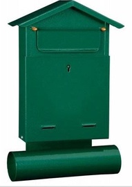 Почтовый ящик Damech SZ02T, зеленый, 7 см x 23 см x 37.5 см