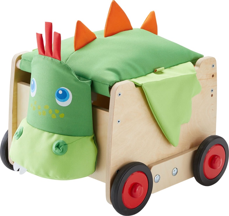 Игрушка-каталка Haba Dragon Wagon 306693, 27 см, Универсальный