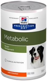 Mitrā barība (konservi) suņiem Hill's Metabolic Weight Management with Chicken, 0.370 kg