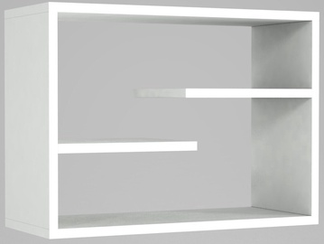 Sienas plaukts Kalune Design Tino, balta, 19.5 cm x 60 cm x 44 cm