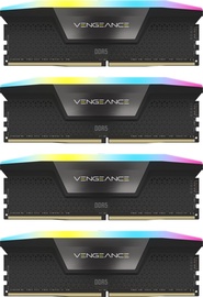 Operatīvā atmiņa (RAM) Corsair Vengeance RGB Black, DDR5, 64 GB, 6200 MHz