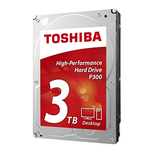Kietasis diskas (HDD) Toshiba P300 HDWD130EZSTA, 3.5", 3 TB