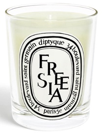 Svece, aromātiskā Diptyque Freesia, 60 h, 190 g, 90 mm x 77 mm