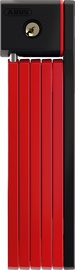 Velosipēda slēdzene Abus Bordo uGrip, melna/sarkana, 800 mm