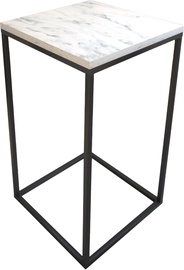 Kohvilaud Kalune Design Pure, valge/hall, 35 cm x 35 cm x 62 cm