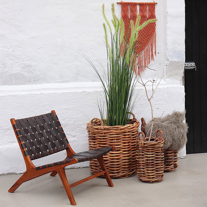 Korvide komplekt, taimedele House Nordic Burton APS.4401060, pruun, 72 x 72 x 71 cm
