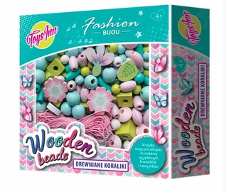 Kaelakeed Stnux Wooden Beads Flowers STN7304