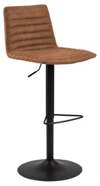 Барный стул Kimmy Preston 24 96069, матовый, коричневый/черный, 46 см x 50 см x 110.5 см