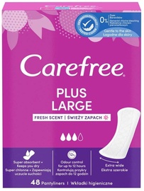 Higiēniskie ieliktnīši Carefree Fresh Scent, Plus Large, 48 gab.
