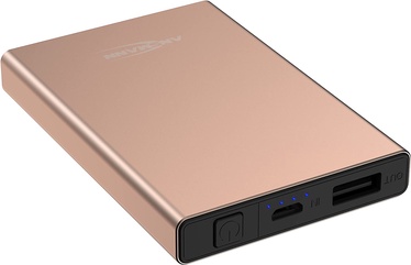 Uzlādēšanas ierīce – akumulators (Power bank) Ansmann PB112, 5000 mAh, rozā