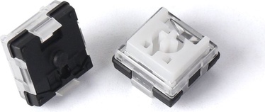 Taustiņi Keychron Low Profile Optical White Switch Set 87 pcs, caurspīdīga/balta