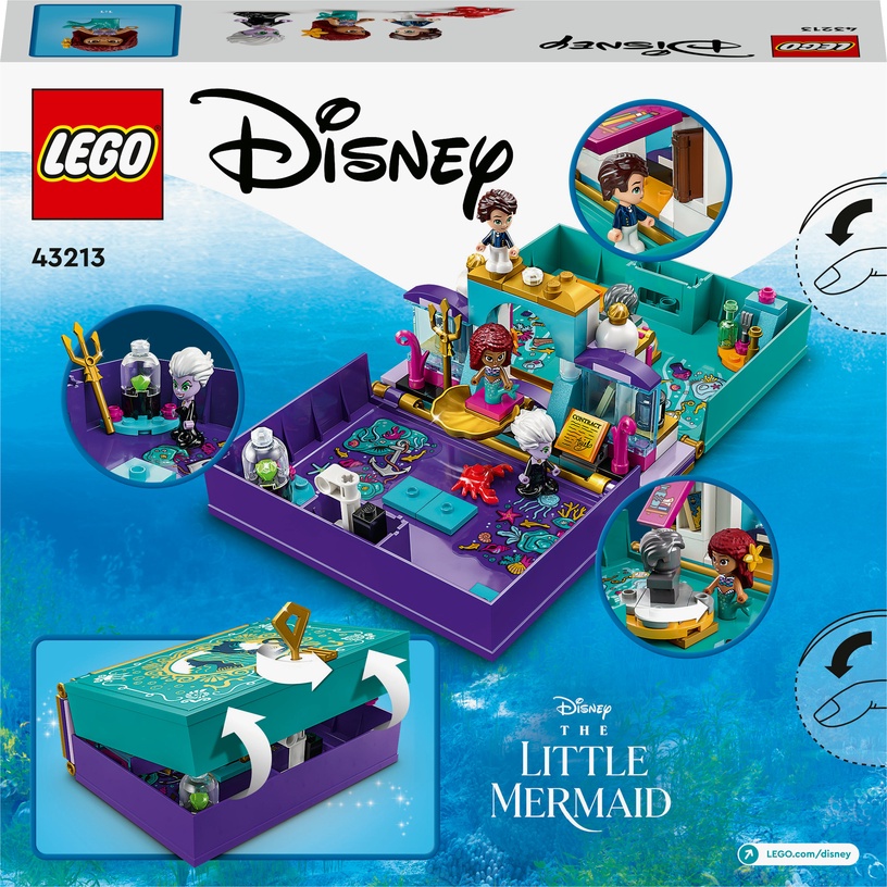 Konstruktor LEGO® │ Disney Väikese merineitsi juturaamat 43213, 134 tk