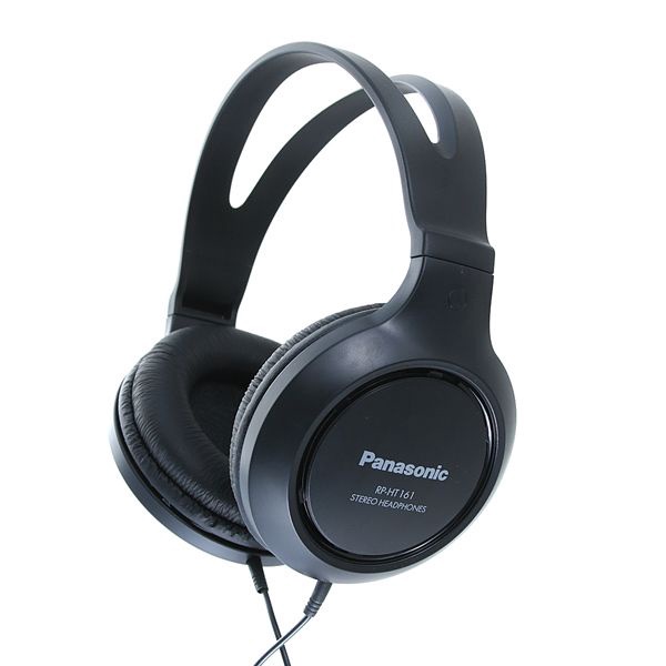 Laidinės ausinės Panasonic RP-HT161E-K, juoda