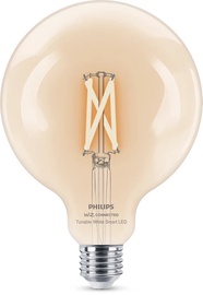 Spuldze Philips Wiz Halogēnā spuldze, G125, 2700 - 6500 °K, E27, 7 W, 806 lm