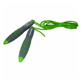 Скакалка Tunturi Digital, 3000 мм, зеленый/серый