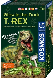 Rakšanas komplekts Kosmos Glow In The Dark T-Rex 1KS616915, daudzkrāsaina