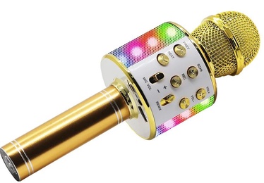 Микрофон Manta MIC21-PKL, золотой