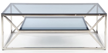 Журнальный столик Halmar Aurora, серебристый, 1200 мм x 600 мм x 450 мм