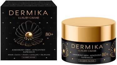 Nakts krēms sievietēm Dermika Luxury Caviar, 50 ml, 80+