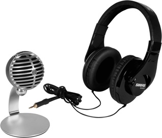 Микрофон Shure Mobile Recording Kit, серебристый/черный
