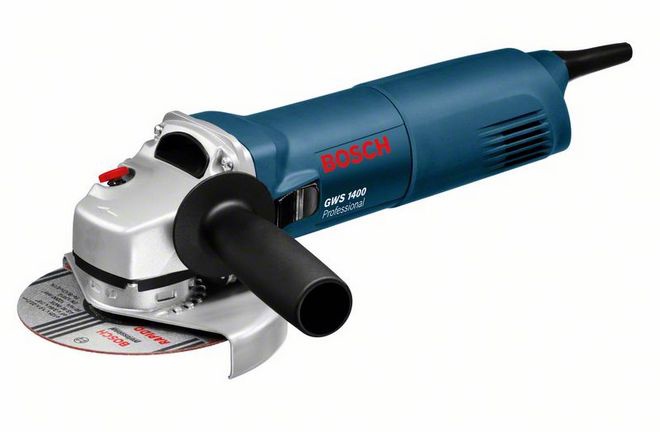 Электрическая углошлифовальная машина Bosch Professional GWS 1400 0601824800, со щетками, 1400 Вт