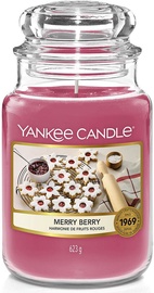 Свеча Yankee Candle Merry Berry ароматическая, 150 час, 0.623 г, 107 мм x 168 мм